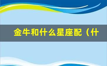 重磅新闻
:金牛座适合什么星座（金牛座适合什么星座）